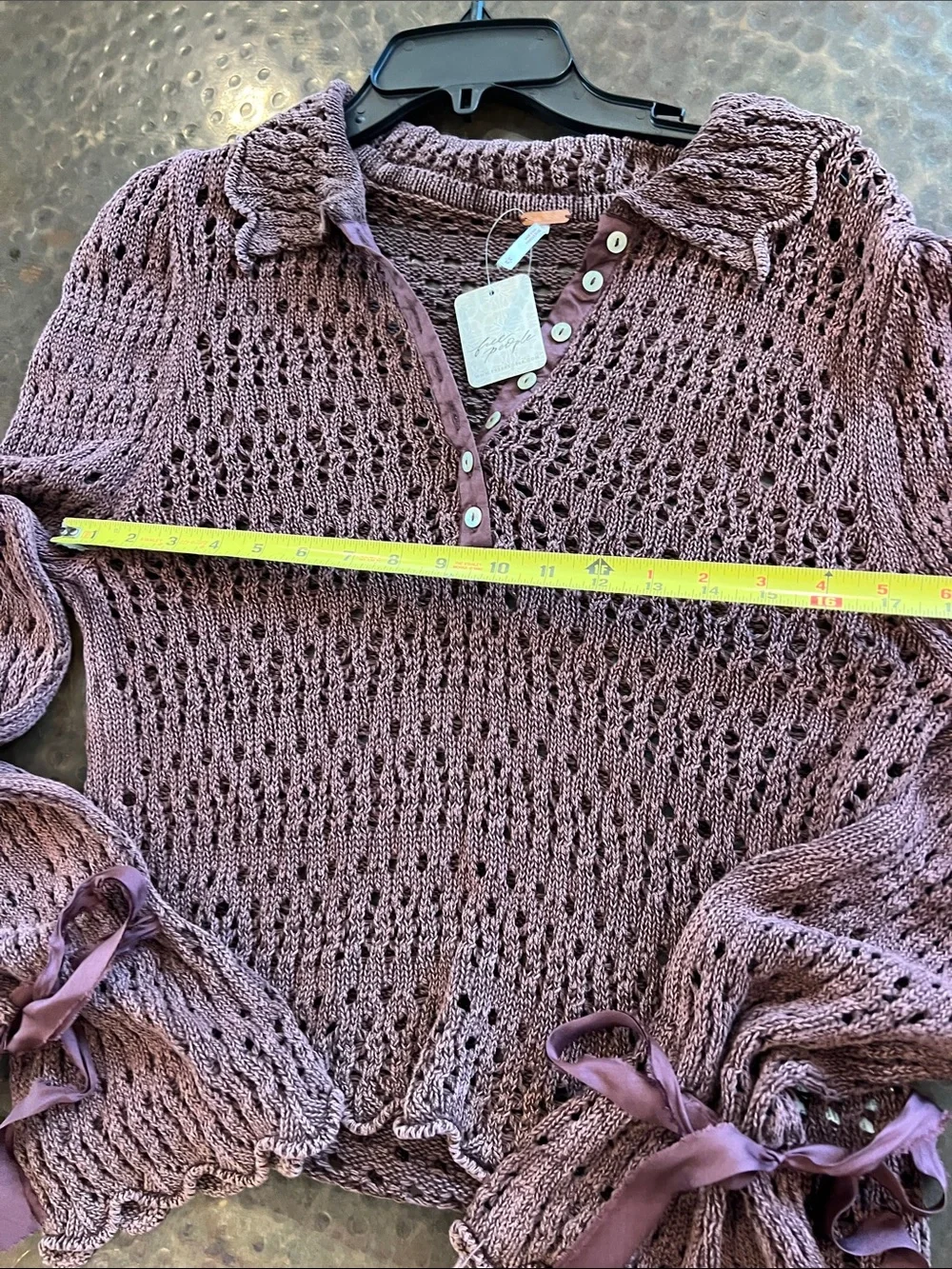 Free People openwork crochet